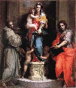 Andrea del Sarto The Madonna of the Harpies was Andrea major contribution to High Renaissance art. oil painting